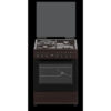 VON Cooker 3 Gas + 1 Electric - VAC6SV31UB Brown