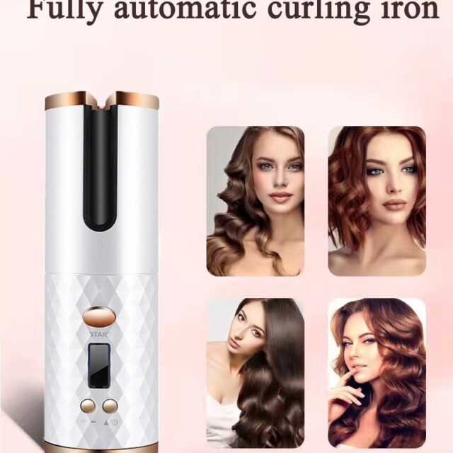 Rechargeable Cordless Automatic Hair Curler/Styler