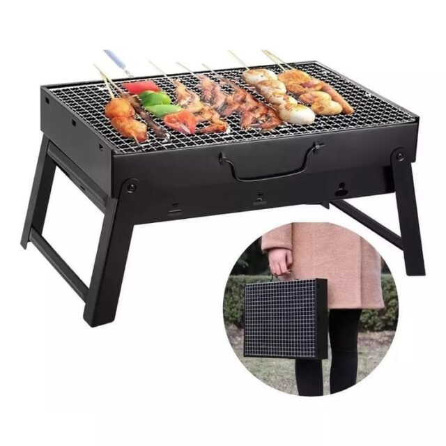 Foldable Portable Barbecue Charcoal Grill