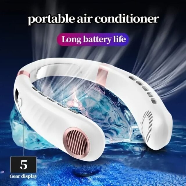 FlexiCool Neck Fan – Versatile & Foldable Personal Cooling Device