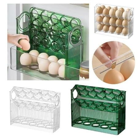 3-Layer Acrylic 30 Egg Storage Fridge Box