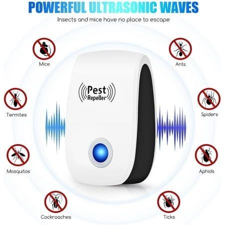 Pest Reject Ultrasound Mouse Roach Repeller Device Insect Ratsders Mosquito Killer Pest Control Household Pest
