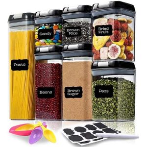 Acrylic 7psc Food Storage Container Set ( 7psc)