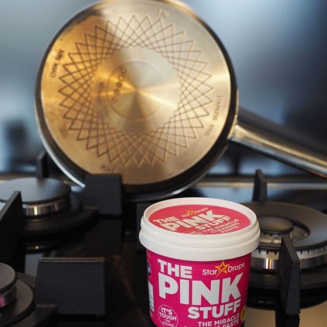 The Pink Stuff Fruity Scent Multi-Purpose Cleaner Paste- Tough on Stains - Gentle on Surfaces for Bathroom, Kitchen