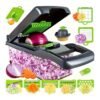 Multi-functional 12pcs Vegetable Chopper/Cutter