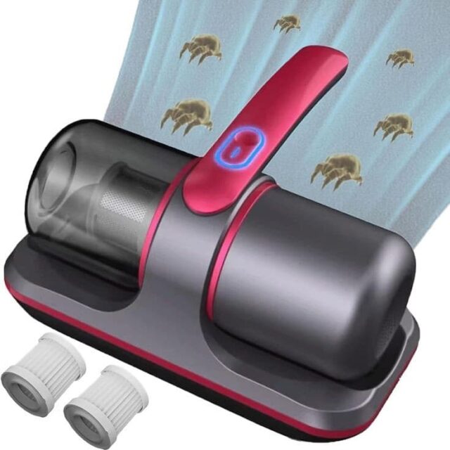 Handheld Mattress Vacuum Cleaner Powerful Suction Mite Removal Instrument Kills Bacteria Uses the Latest HEPA Filter Element