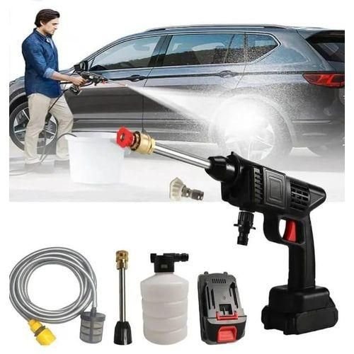 Cordless Pressure Washer ,300W Wireless High Pressure Car Washing 30Bar Pressure Washer 20000mAh 40Min Foam Sprayer Water Gun Car Cleaning Tool (48 V)