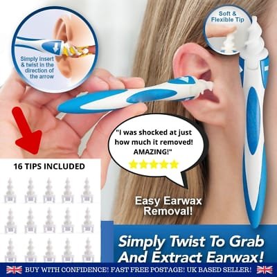 Ear Wax Remover Cleaner( 16 reusable psc)