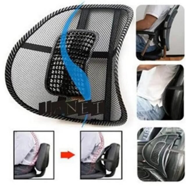 Orthopedic car backrest fit for office and car use relief back pain