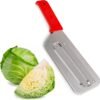 Cabbage Knife Slicer Shredder - Cabbage Shredder for Sauerkraut Coleslaw - Cabbage Chopper Stainless Steel - Cabbage Cutter with Two Sharp Blades