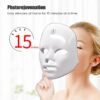 Red Light Therapy for Face, LED Facial Light Therapy Mask, 7 Led Light