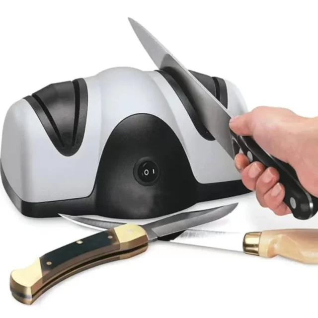 Big size high quality 4 slot 2 stage electric knife sharpener