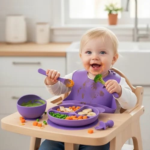 Silicone Feeding Set