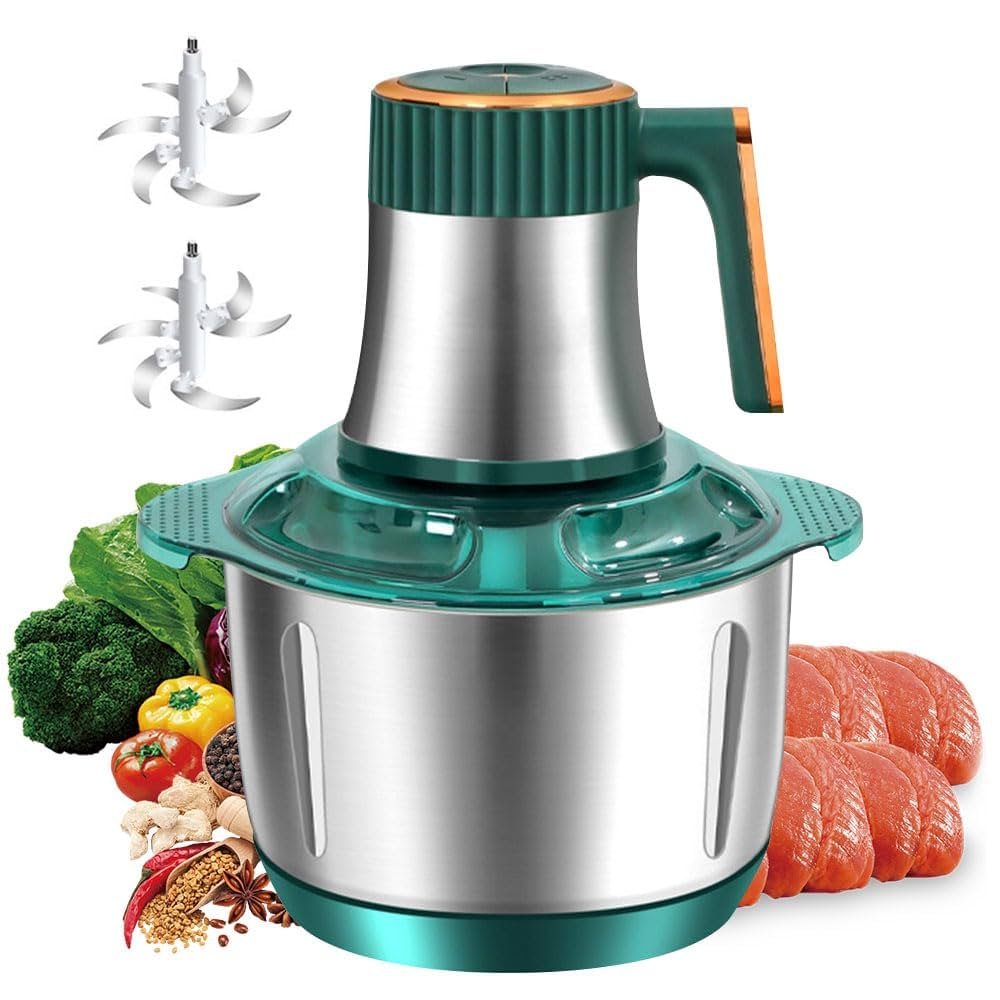 Food Processor - Powerful 3L Stainless Steel Spice Grinder Machine