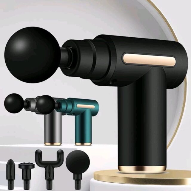 3-in-1 Massage Gun – Deep Tissue Muscle Relaxation & Recovery Tool
