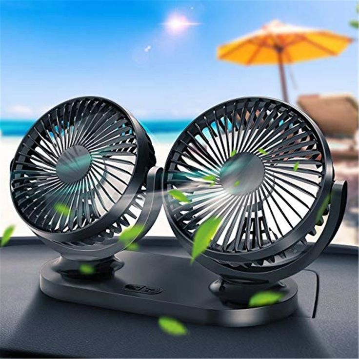 Double Head Car Fan